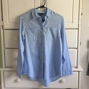 Blue Topshop button-down